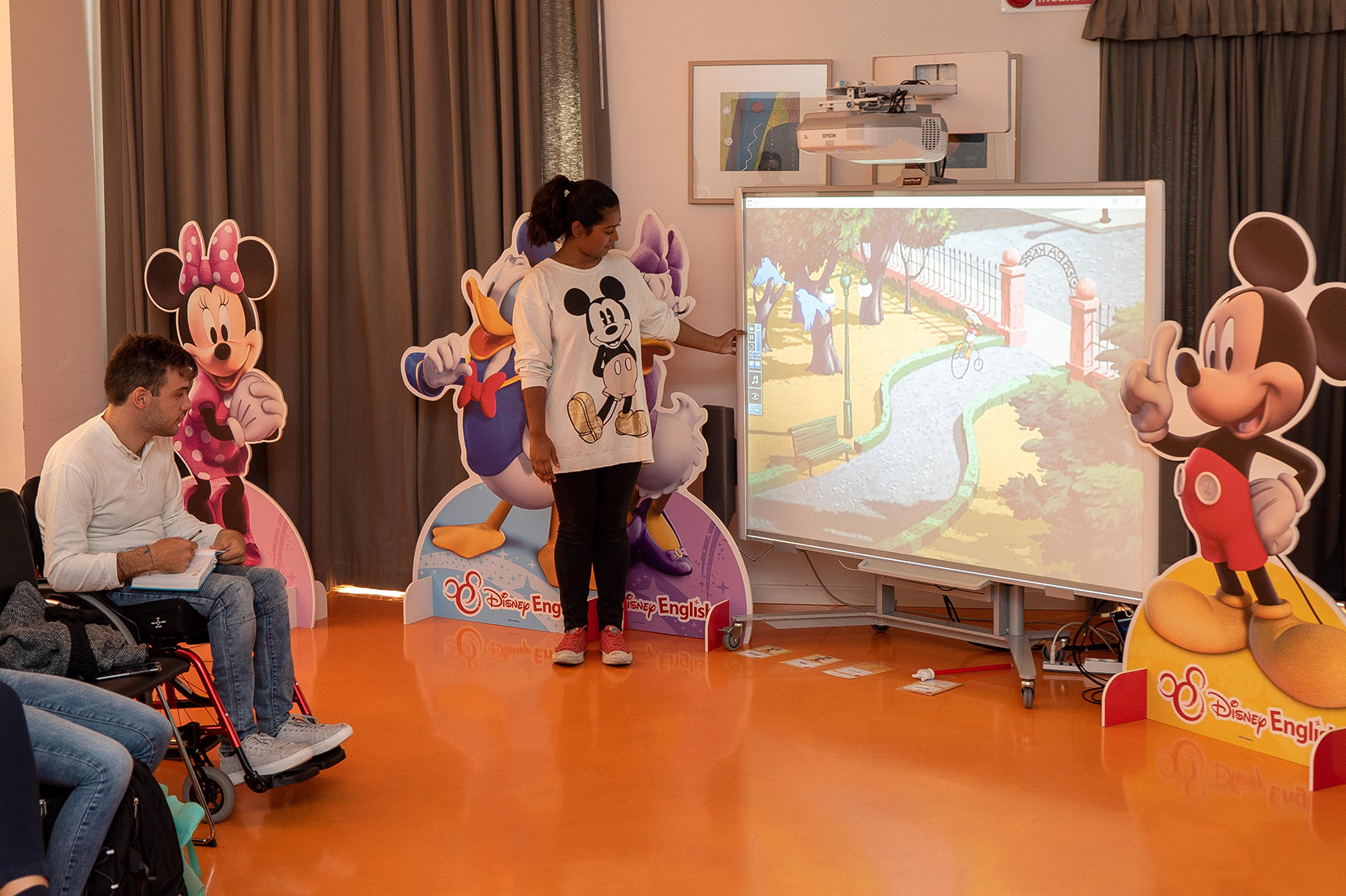 bambini al corso di inglese