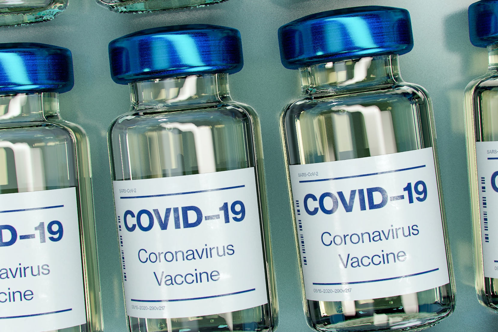 Fiale del vaccino anti covid 19