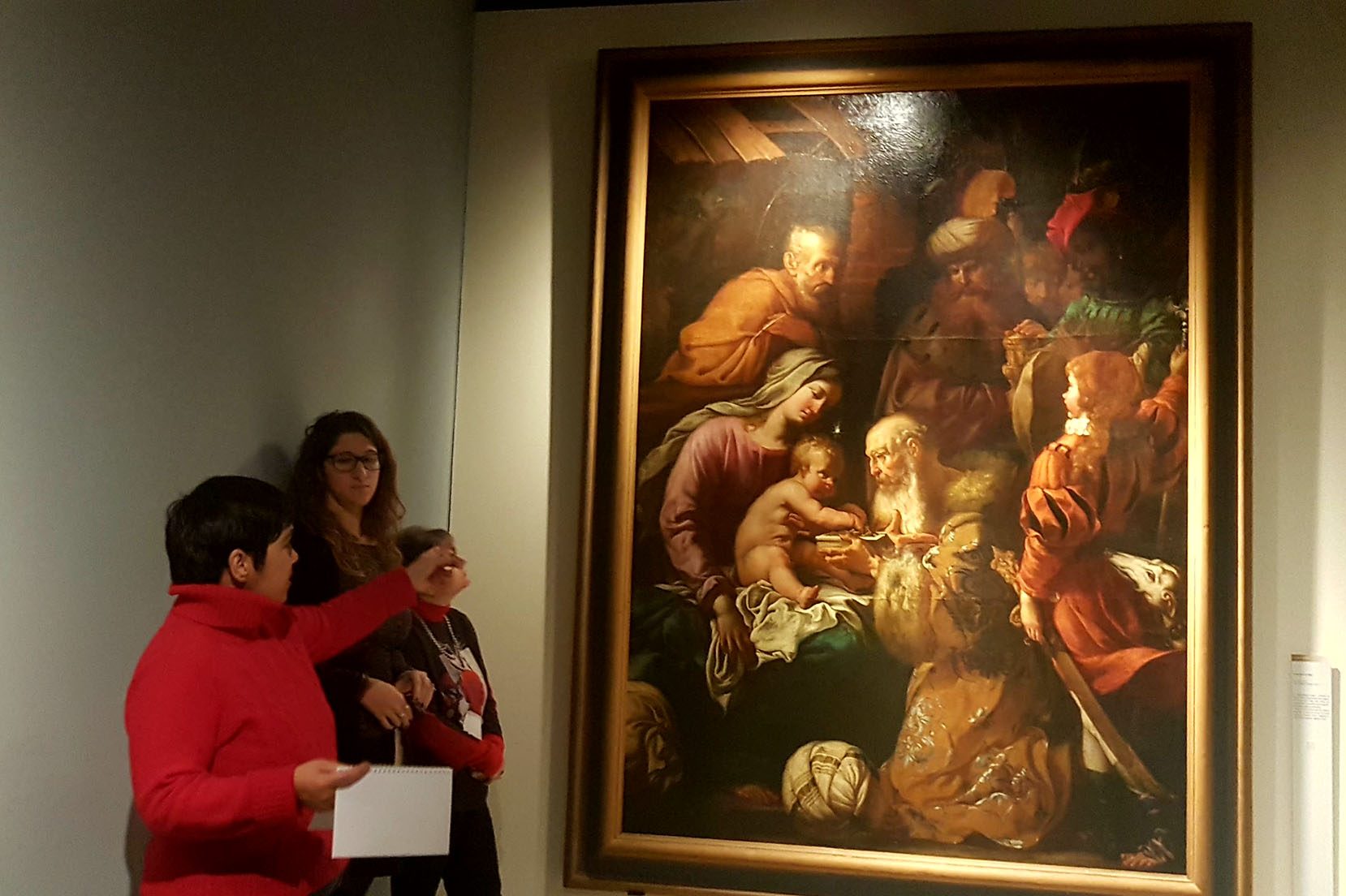 Un momento della mostra dedicata al pittore Genovesino