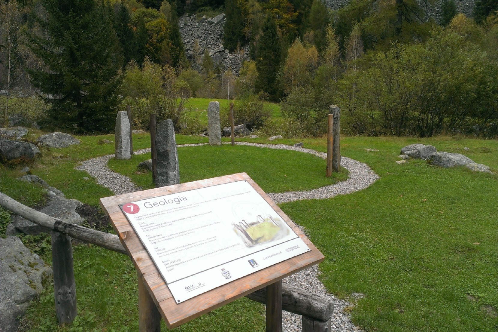 pannello descrittivo Val Masino